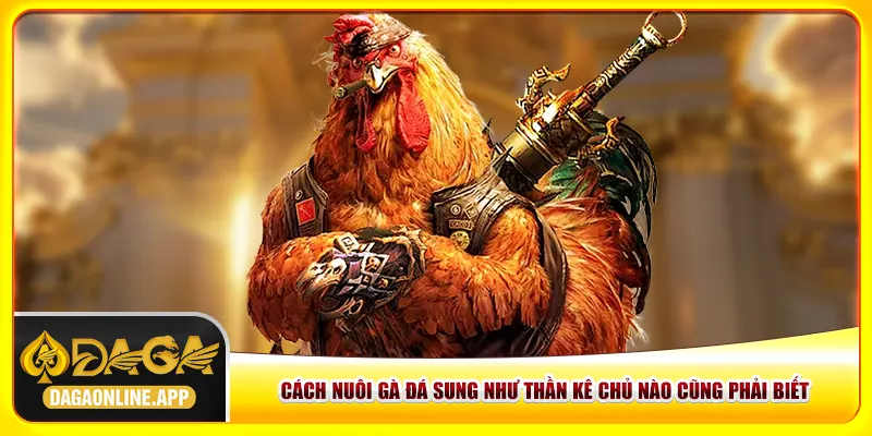 Cách Nuôi Gà Đá Sung Như Thần Kê Chủ Nào Cũng Phải Biết