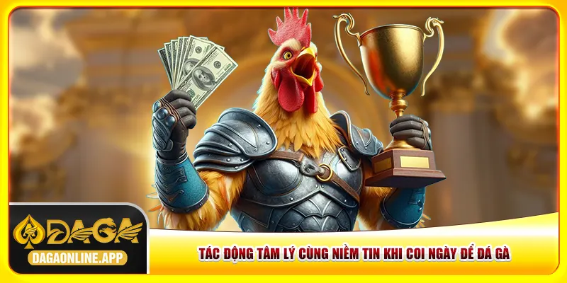 Tác động tâm lý cùng niềm tin khi coi ngày để đá gà Tác động tâm lý cùng niềm tin khi coi ngày để đá gà